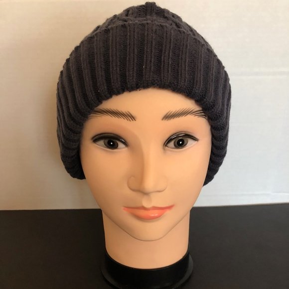 MENS WINTER CABLE KNIT BEANIE HAT - Picture 1 of 3